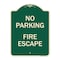 Signmission No Parking Fire Hydrant W/ Graphic Heavy-Gauge Aluminum Architectural Sign, 24" x 18", G-1824-23742 A-DES-G-1824-23742 - alternate 1